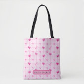 Sac fourre-tout esthétique rose Pretty Energy (Devant)