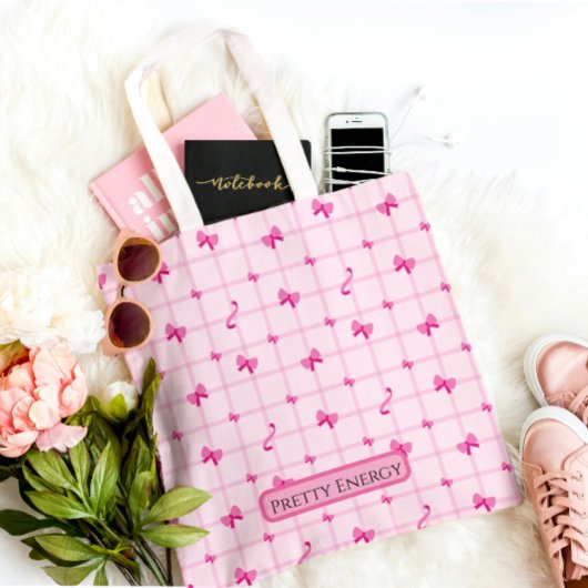 Sac fourre-tout esthétique rose Pretty Energy