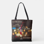 Sac fourre-tout étincelant de vin léger (Dos)