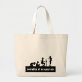 sac fourre-tout "Evolution d'un apôtre" (Devant)