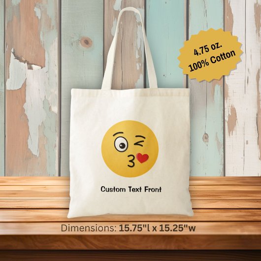 Sac fourre-tout Face lançant un baiser