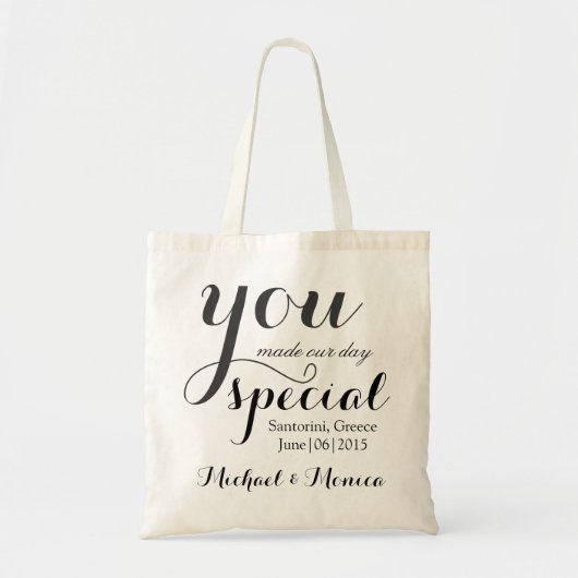Sac fourre-tout fait sur commande à cadeau d'hôtel (Devant)