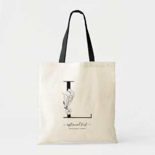 Sac fourre-tout fait sur commande floral à