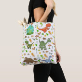 Sac fourre-tout, faune de dinosaure mignon (De près)