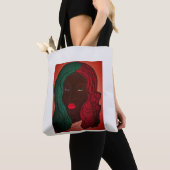 Sac fourre-tout féminin coloré (De près)