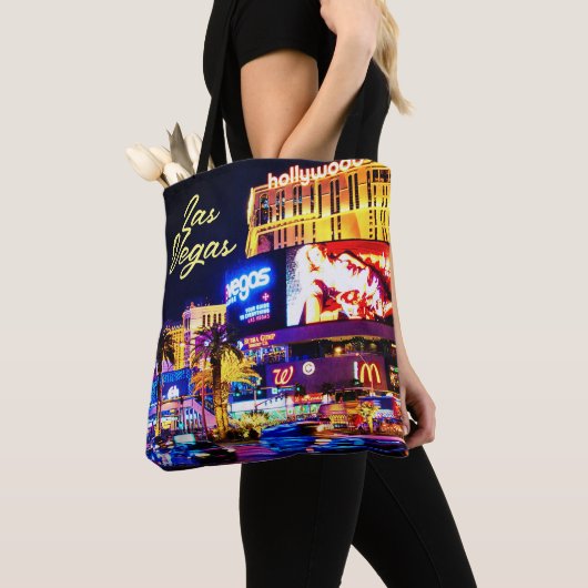 Sac fourre-tout féminin Las Vegas Strip (De près)