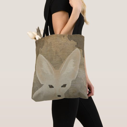 Sac fourre-tout Fennec Fox (De près)