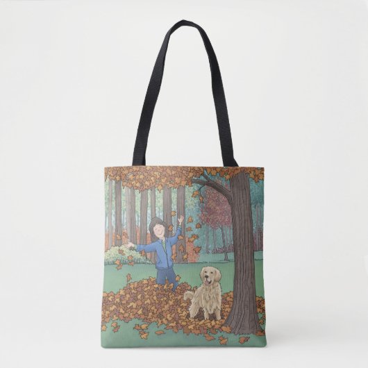 Sac fourre-tout Feuilles d'automne (Devant)