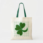 Sac fourre-tout - Feuilles de trèfle vertes (Devant)