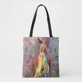 Sac fourre-tout Fille avec vélo (Devant)