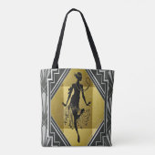 sac fourre-tout fille de flapper (Dos)