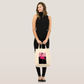 Sac fourre-tout flamant rose (Devant (modèle))