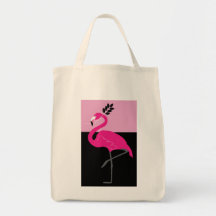Sac fourre-tout flamant rose
