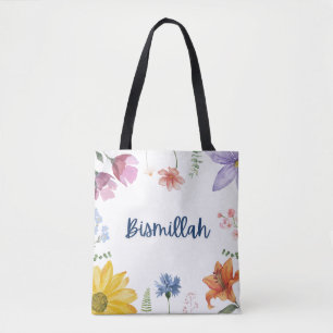 Sac fourre-tout Fleur de Bismillah