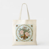 Sac fourre-tout Fleur De Lis Roses (Dos)