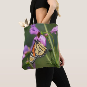 Sac fourre-tout fleur de nature papillon monarque