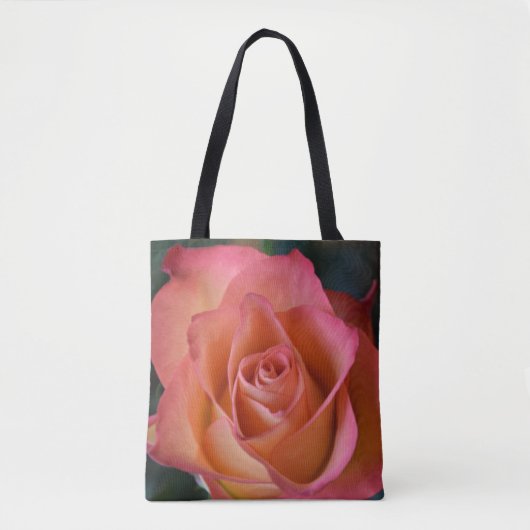 Sac fourre-tout Fleur de Pêche Rose Rose (Devant)