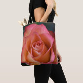 Sac fourre-tout Fleur de Pêche Rose Rose (De près)
