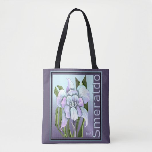 Sac fourre-tout fleur de Smeraldo (Devant)