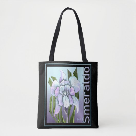 Sac fourre-tout fleur de Smeraldo (Devant)