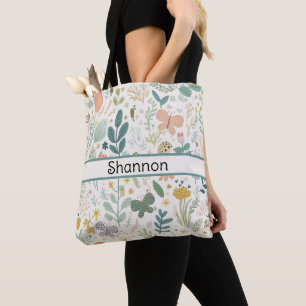 Sac fourre-tout Fleur personnalisé