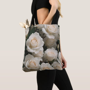 Sac fourre-tout Fleur personnalisé à 2 faces