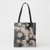 Sac fourre-tout Fleur personnalisé à 2 faces (Devant)
