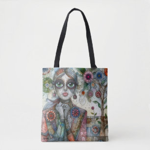 sac fourre-tout "Fleur sauvage" par DAKimage
