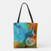 sac fourre - tout "Fleurs" (Dos)