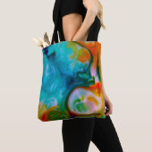 sac fourre - tout "Fleurs" (De près)
