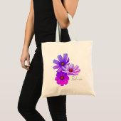 Sac fourre-tout - fleurs de cosmos (Devant (produit))