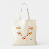 Sac fourre-tout : Fleurs de pavot (Dos)
