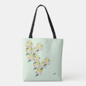 Sac fourre-tout : Fleurs de ressort (Dos)