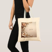 Sac fourre-tout Fleurs roses et blanches douces (Devant (produit))