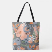Sac fourre-tout floral (Devant)
