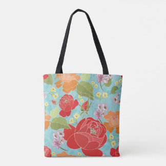 Sac fourre-tout floral