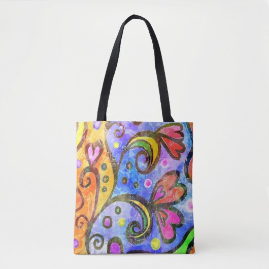 Sac fourre-tout floral (Devant)