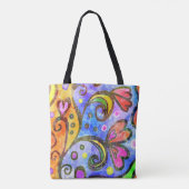 Sac fourre-tout floral (Dos)