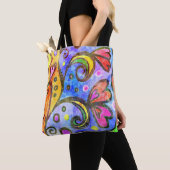 Sac fourre-tout floral (De près)