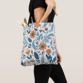 Sac fourre-tout floral (De près)