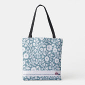 Sac fourre-tout floral à LA de musée d'Aqua (Dos)
