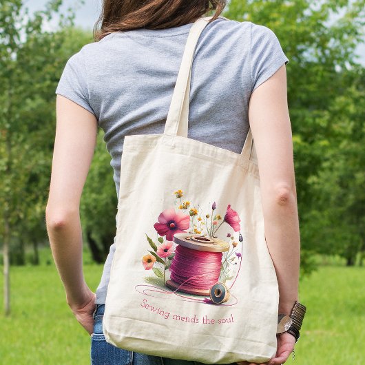 Sac fourre-tout Floral Amateurs de couture