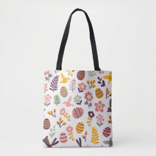 Sac fourre-tout floral au motif   de ressort de
