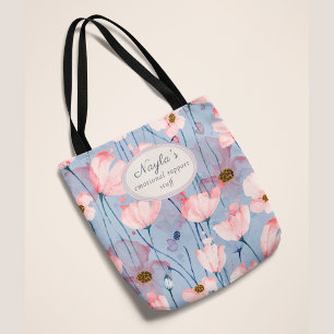 Sac fourre-tout floral avec soutien émotionnel per