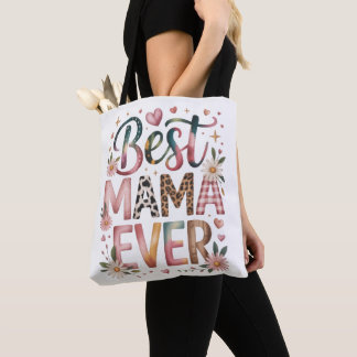 Sac fourre-tout floral boho pour la meilleure mama