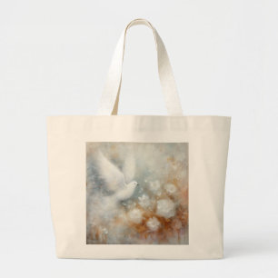 Sac fourre-tout floral Colombes de mariage