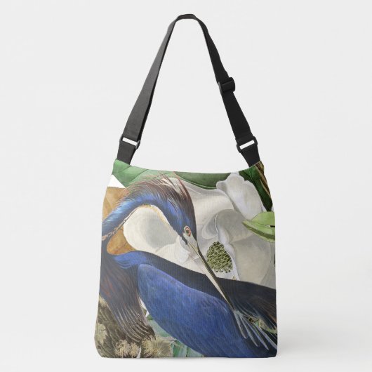 Sac fourre-tout floral de héron d'Audubon à faune (Devant)