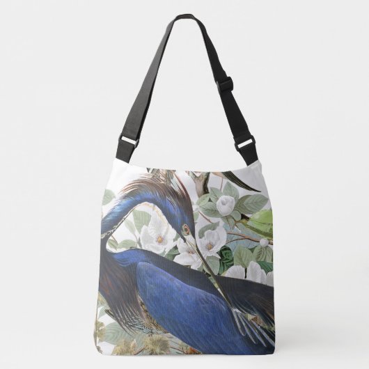 Sac fourre-tout floral de héron d'Audubon à faune (Devant)