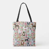 Sac fourre-tout floral de Pitbull (Dos)