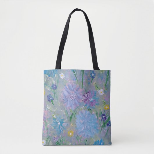 Sac fourre-tout Floral de pois doux (Devant)